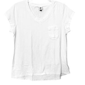 CAbi Fold Pocket Tee In White Style Number 5747